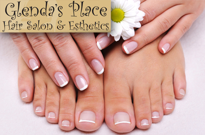 Image of $25 for a Spa Mani and Spa Pedi from Glenda's Hair Salon & Esthetics (A $67 Value)