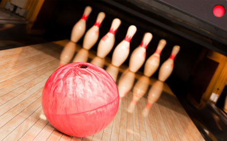 Image of $20 for 1.5 Hours of 5 or 10 Pin Bowling (Including Glow in the Dark Bowling) For Up to 6 People at University Lanes (a $54 Value)