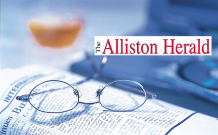 Image of $9.99 for a 6-Month Subscription to the Alliston Herald (a $27 Value)