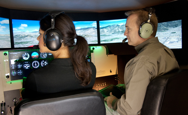 Image of $49 for a 30-Minute Flight Simulator Experience from Brampton Flight Centre (a $125 Value)