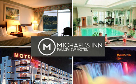 Image of Michael's Inn by the Falls: 2 OptionsOption 1: $89 for a 1-Night Stay in a Cityview Room and Wine-Tasting for 2Option 2:  $99 for a 1-Night Stay in a Fallsview Room and Wine-Tasting for 2Both Options Valid Sunday to Thursday 