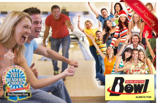 Image of $20 for a 2-Hour Bowling Package or Party at Burlington Bowl (A $79 Value) - Includes Shoes & Taxes