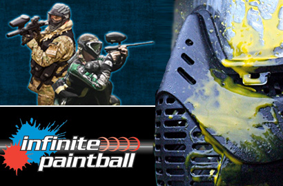 Image of $18 for a Two-Person Paintball Package at Infinite Paintball ($82 Value) - Includes Admission, Paint, and Equipment