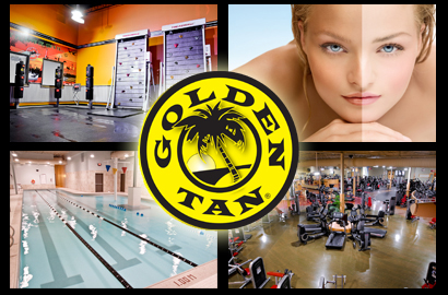 Image of $30 for 10 Golden Tanning Sessions Plus Full Access to Facilities (a $200 Value) at Gold’s Gym