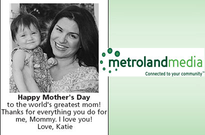 Image of $9 for a Mother's Day Notice in the Barrie Advance and Innisfil Journal (a $72 Value)
