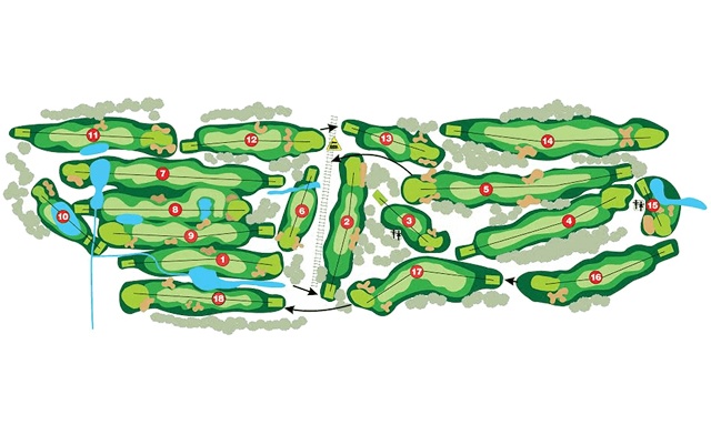 Image of $89 for 18 Holes of Golf for Two People with a Power Cart and Same Day Free Walking Replay (a $273 Value)