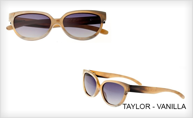 Image of Up to 87% off Bertha Real Buffalo-Horn Sunglasses