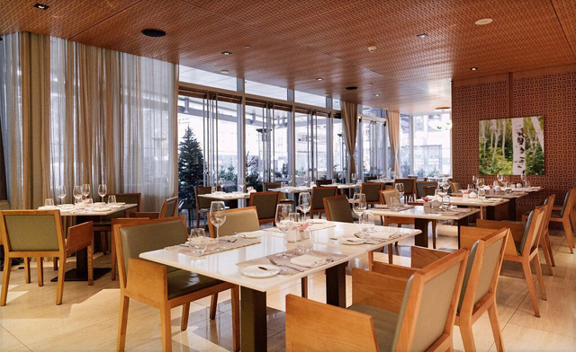 Image of 2-Course Benny Brunch with Access to the Mimosa Trolley for 1 or 2 inside the Shangri-La Hotel