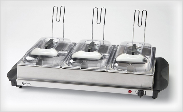 Image of $44 for a Betty Crocker 3-Tray Buffet Server (a $289 Value)