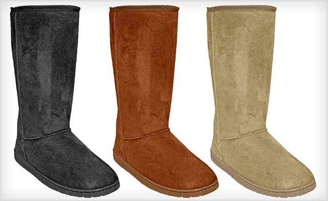 microfiber boots