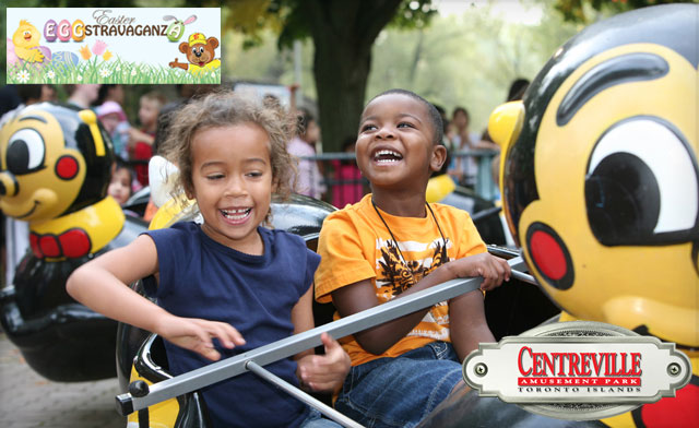Image of $30 for a Family Pass to Centreville Amusement Park's Easter Egg-Stravaganza (a $60 Value)