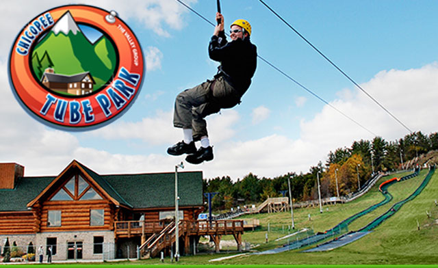 Image of Up to 73% off Zip-Line Rides and Fresh Cut Fries from Chicopee Tube Park
