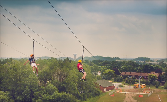 Image of $25 and Up for All Access Entertainment with Zip Lining Passes at Chicopee Tube Park (up to a $103 Value)