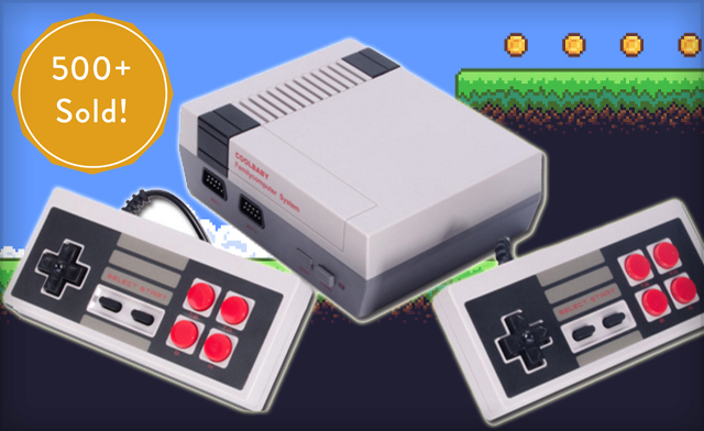 Image of $55 for a Classic Games Console with 500+ Games Built in and 2 Controllers - Shipping Included (a $132 Value)