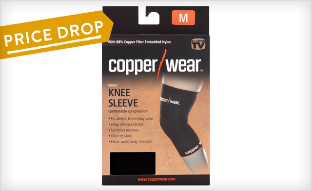 Image of $9 for an As Seen on TV Copper Wear Knee Sleeve (a $51.83 Value)