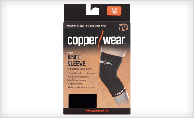 Image of $9 for an As Seen on TV Copper Wear Knee Sleeve (a $51.83 Value)