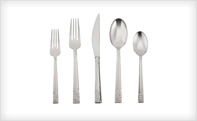 Image of $40 for a Cuisinart Chain Collection 20-Piece Elite Flatware Set (a $60 Value)