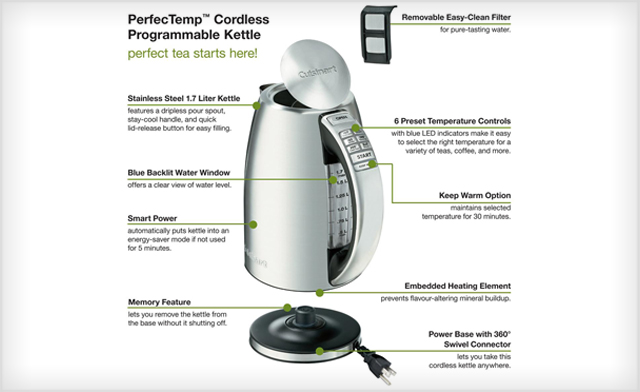 Image of $65 for a Refurbished Cuisinart Kettle (a $171.75 Value)