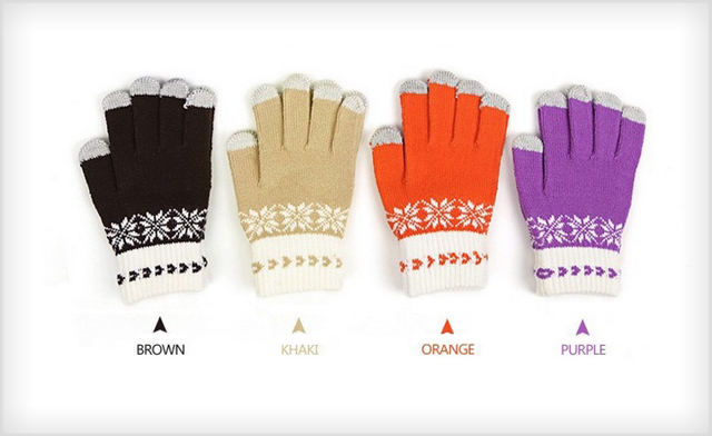 Image of Up to 60% off Smart Touch Winter Gloves (2 Options)