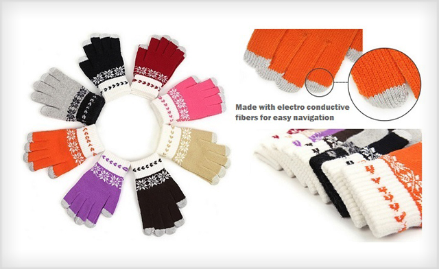 Image of Up to 60% off Smart Touch Winter Gloves (2 Options)