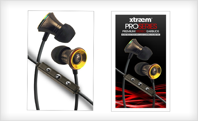 Image of $29 for a Pair of Xtraem Pro-Series Earbuds (a $69.99 Value)