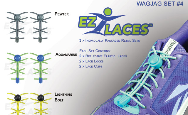 Image of $19 for 3 Pairs of EZLACES (a $35 Value)