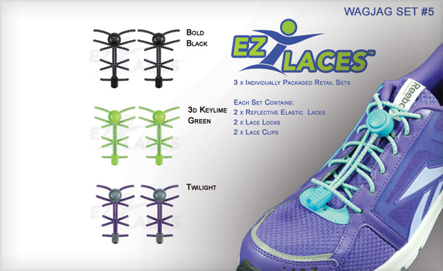 Image of $19 for 3 Pairs of EZLACES (a $35 Value)