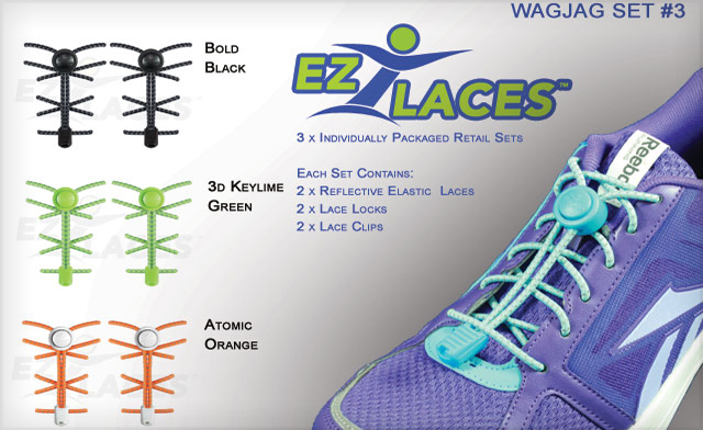 Image of $19 for 3 Pairs of EZLACES (a $35 Value) - Shipping Included