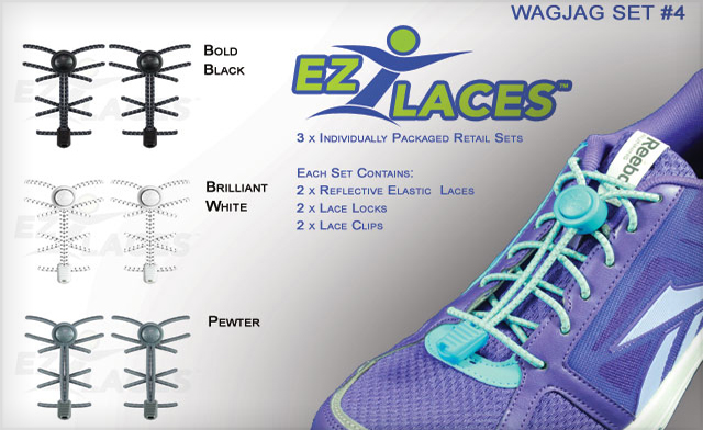 Image of $19 for 3 Pairs of EZLACES (a $35 Value) - Shipping Included