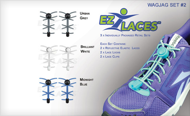 Image of $19 for 3 Pairs of EZLACES (a $35 Value) - Shipping Included