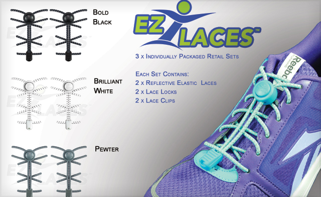Image of $19 for 3 Pairs of EZLACES (a $35 Value) - Shipping Included