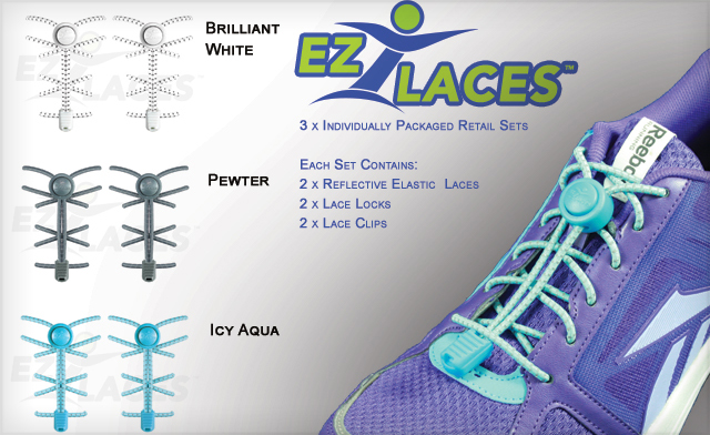 Image of $19 for 3 Pairs of EZLACES (a $35 Value) - Shipping Included