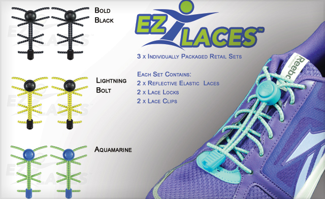 Image of $19 for 3 Pairs of EZLACES (a $35 Value) - Shipping Included