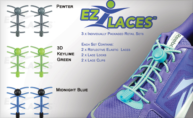 Image of $19 for 3 Pairs of EZLACES (a $35 Value) - Shipping Included