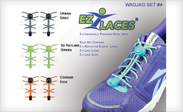 Image of $19 for 3 Pairs of EZLACES - Shipping Included (a $35 Value)