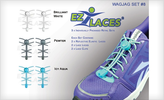 Image of $19 for 3 Pairs of EZLACES - Shipping Included (a $35 Value)