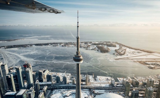 Image of Up to 48% off an Aerial Tour of Toronto or Niagara Falls - Includes Champagne
