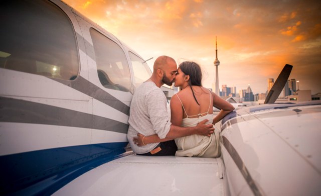 Image of Up to 48% off an Aerial Tour of Toronto or Niagara Falls - Includes Champagne