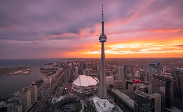 Image of Up to 48% off an Aerial Tour of Toronto or Niagara Falls - Includes Champagne