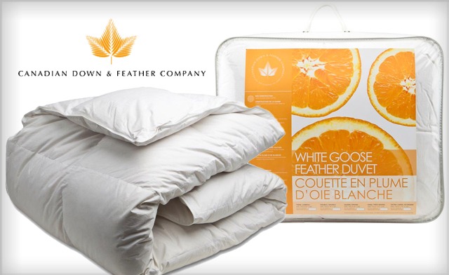 Image of Up to 61% off a White Goose Feather Duvet