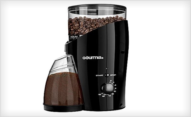 Image of $28.99 for a Gourmia Electric Burr Coffee Grinder (a $49.99 Value)