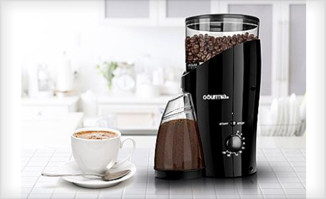 Image of $28.99 for a Gourmia Electric Burr Coffee Grinder (a $49.99 Value)