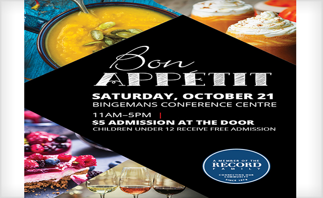 Image of Up to 50% off Admissions to Bon Appétit Gourmet Food Show on October 21, 2017 at the Bingemans Conference Centre in Kitchener