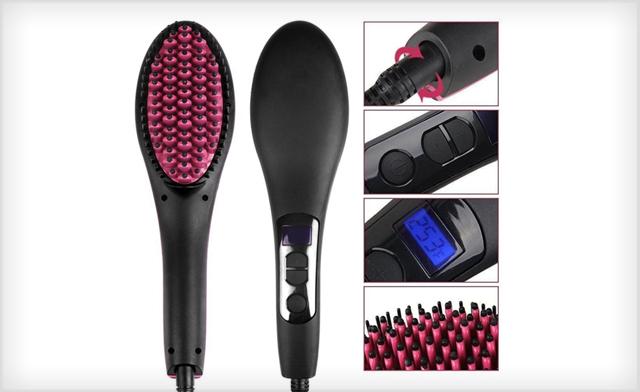 Image of $39 for an AsaVea Hair Straightening Brush 114426 (a $69 Value)