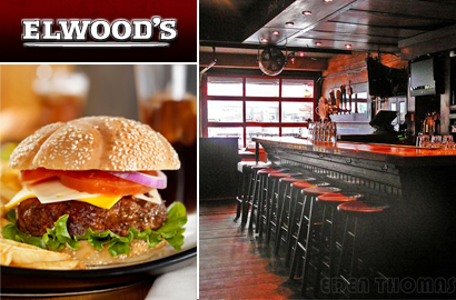 Image of $15 for $30 Worth of Food and Drink at Elwoods Restaurant Kitsilano