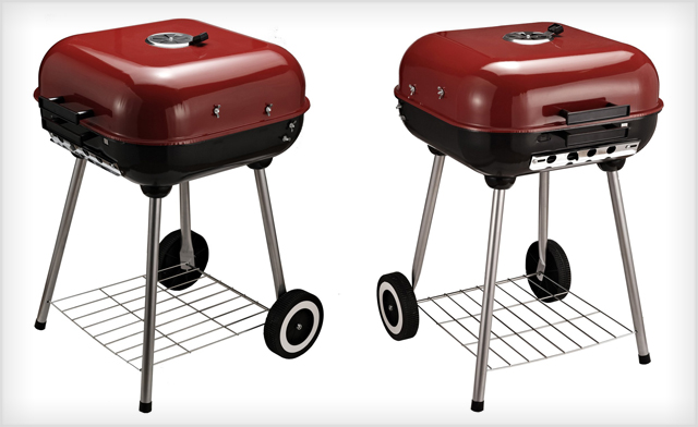 Image of $79 for a BBQ Portable Charcoal Kettle Barbecue Grill (a $129 Value)