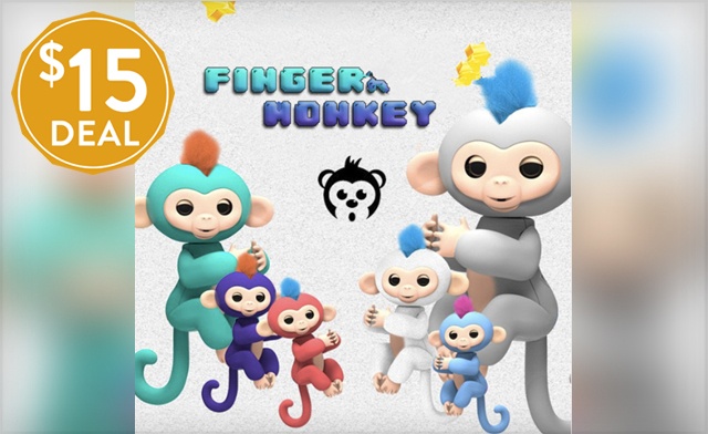 Image of $15 for an Interactive Finger Monkey - Shipping Included (a $29.99 Value)