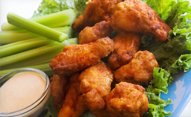 Image of $25 for 4 kg of Fully Cooked Breaded and Glazed Buffalo Wings (a $50 Value)