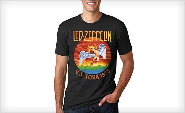 Image of $17.99 for a Led Zepplin US Tour T-Shirt (a $35 Value)