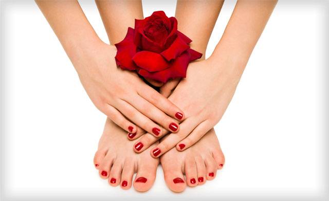 Image of $24 for a Deluxe Manicure and Pedicure in Thornhill (a $50 Value)